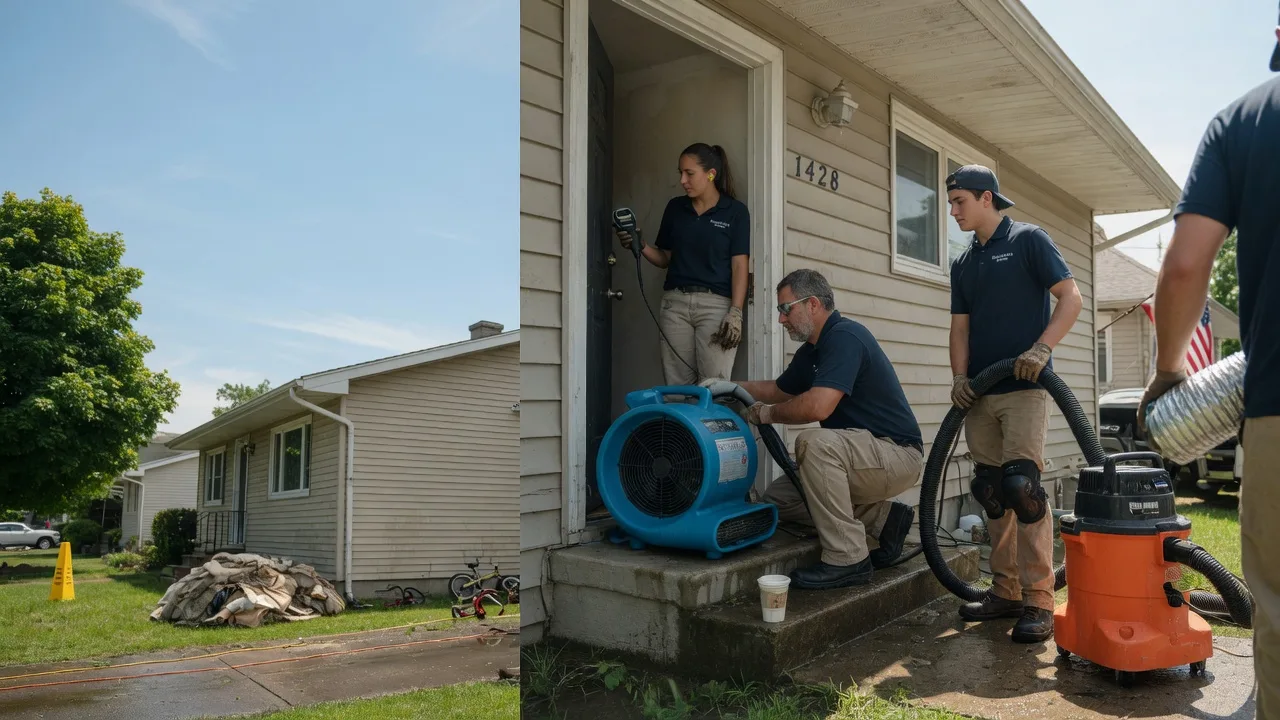 Water Damage Restoration in Indiana near me